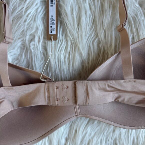 Skims Wireless Form Pushup Plunge Bra Clay Size 38C - Picture 5 of 6